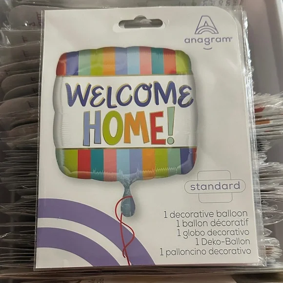 Anagram Welcome Home Balloon - Picture 1 of 1